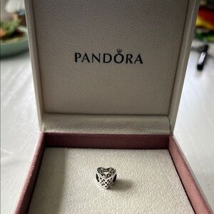 Pandora Silver charm Heart